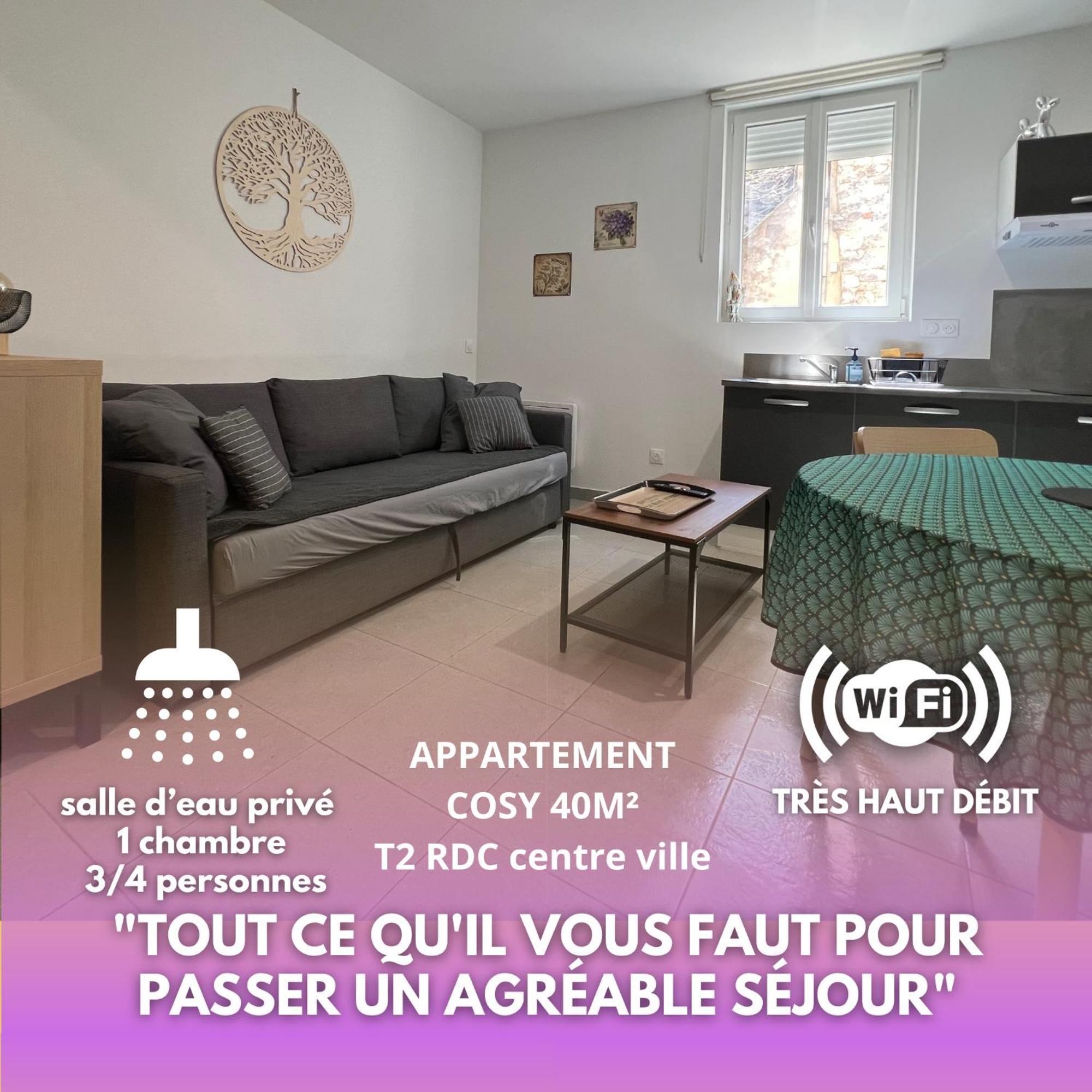 Fenix Appartement T2 40 M2 Cosy Rdc Plein Centre Ville Pierrelatte Εξωτερικό φωτογραφία
